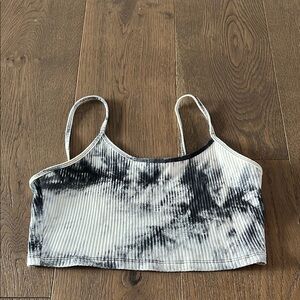Shein Tie-Dye Ribbed Crop Top